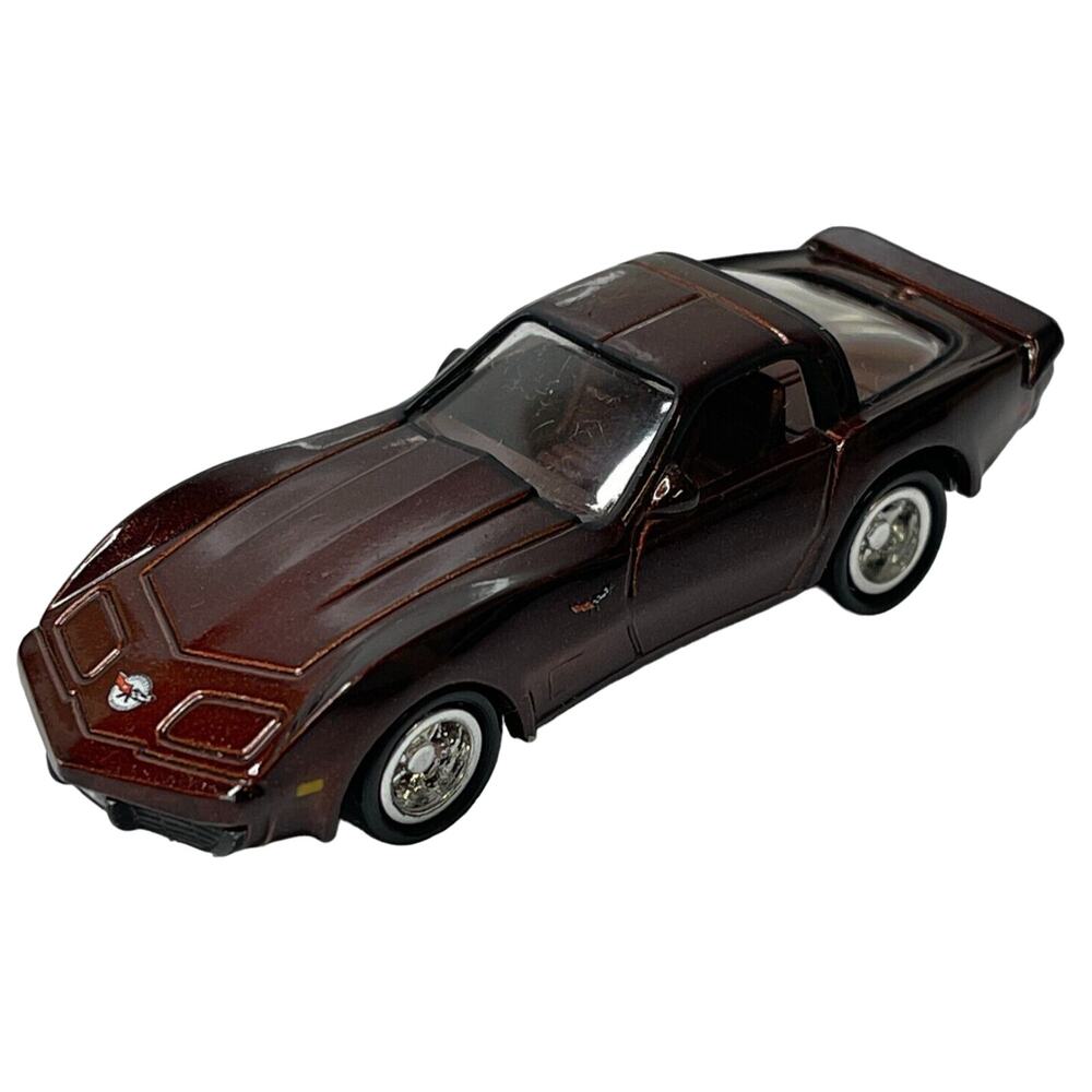 Johnny Lightning Corvette 50th Anniversary -1978 Chevrolet Corvette Dark Claret
